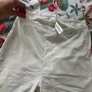 Skims white pant/ pjs / lounging pant - size M